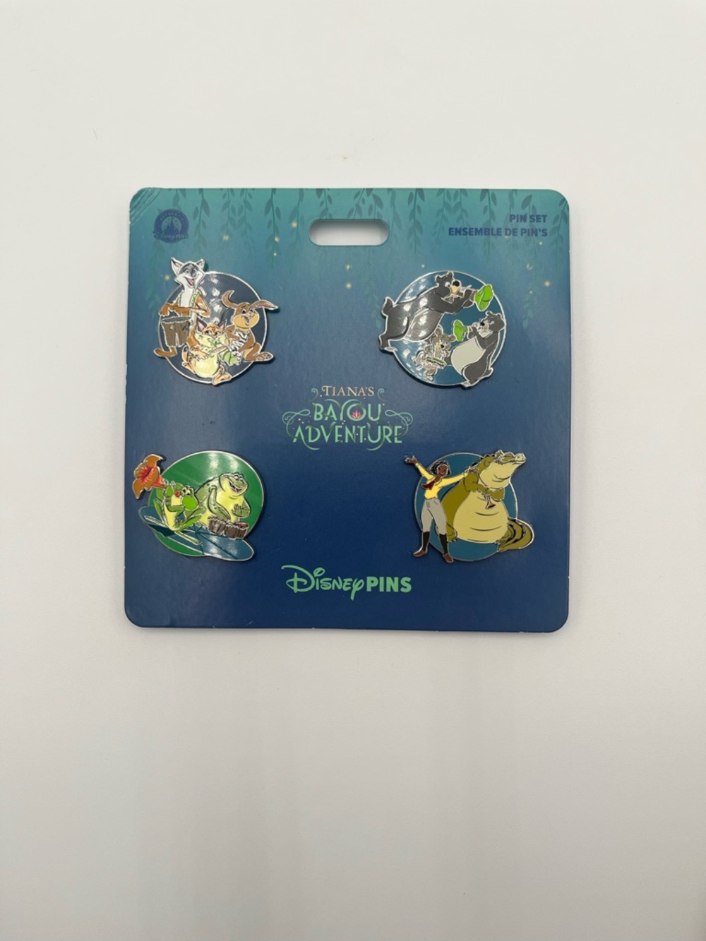 Disney Tiana's Bayou Adventure Enamel Pin Set - Blue, Green